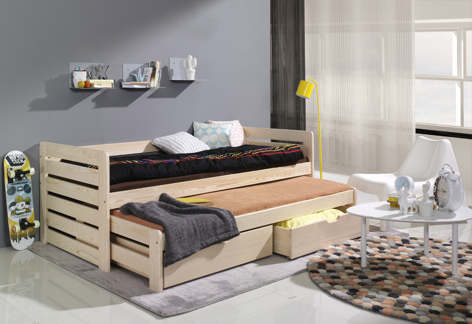 Детская мебель, Детская деревянная кровать \