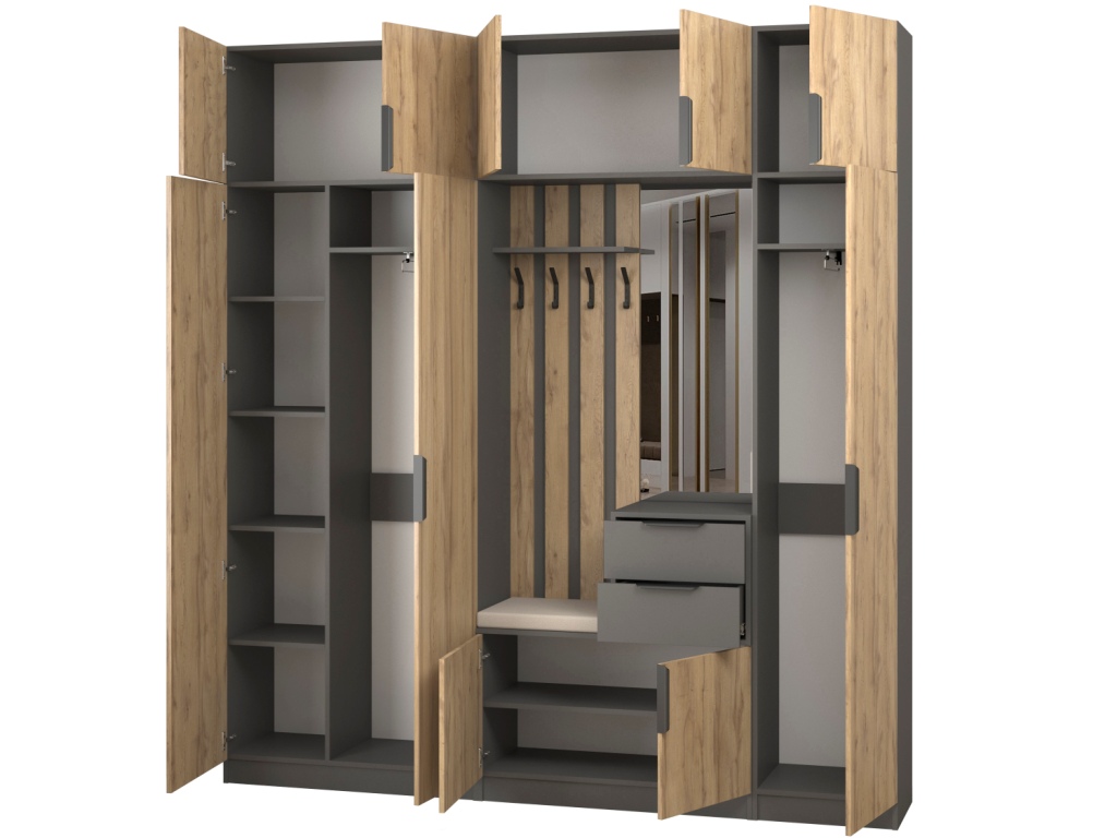 Прихожая Трим 2_откр (темно-серый - дуб вотан).jpg