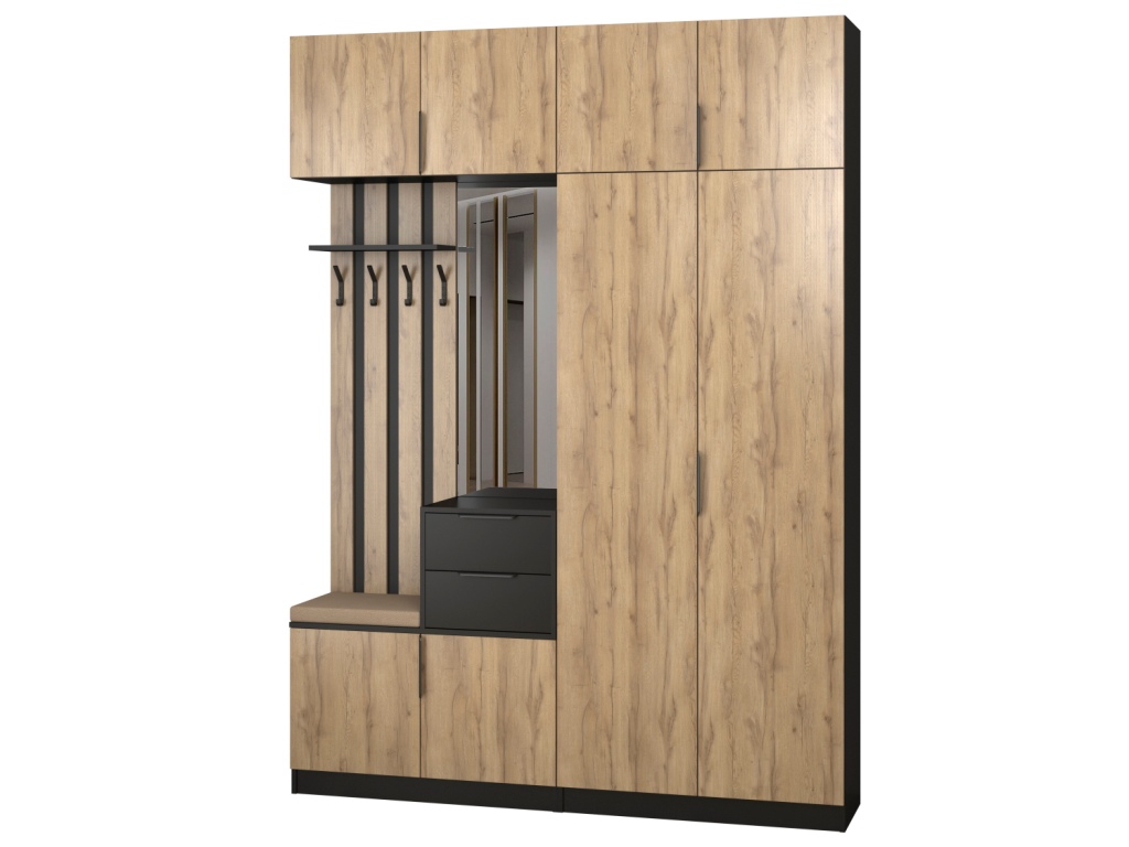 Прихожая Трим 4 (черный-дуб вотан).jpg