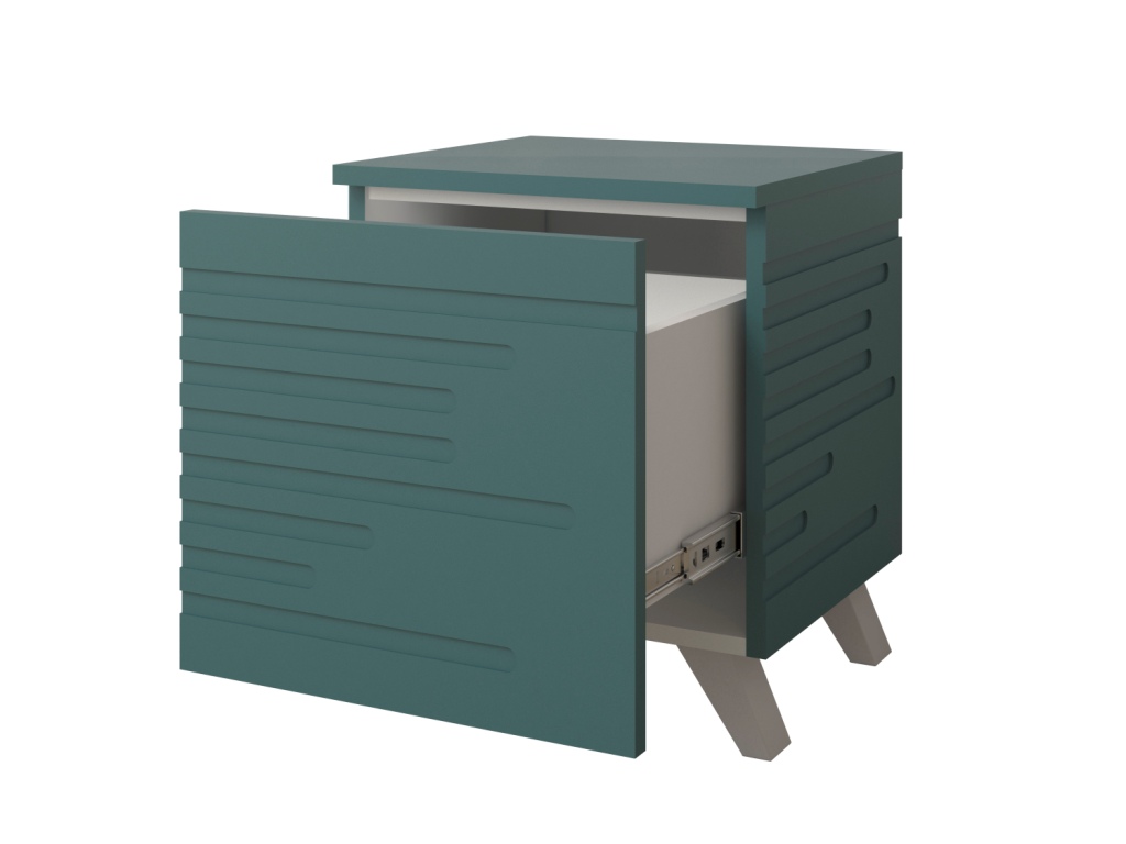 Прикроватная тумба Кэри (корпус белый-фасады SF-013 Аквамарин)_откр.jpg