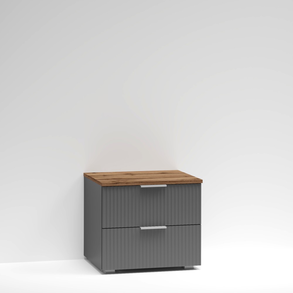 тумба прикроватная Сальвадор-2 черный - графит - дуб.jpg