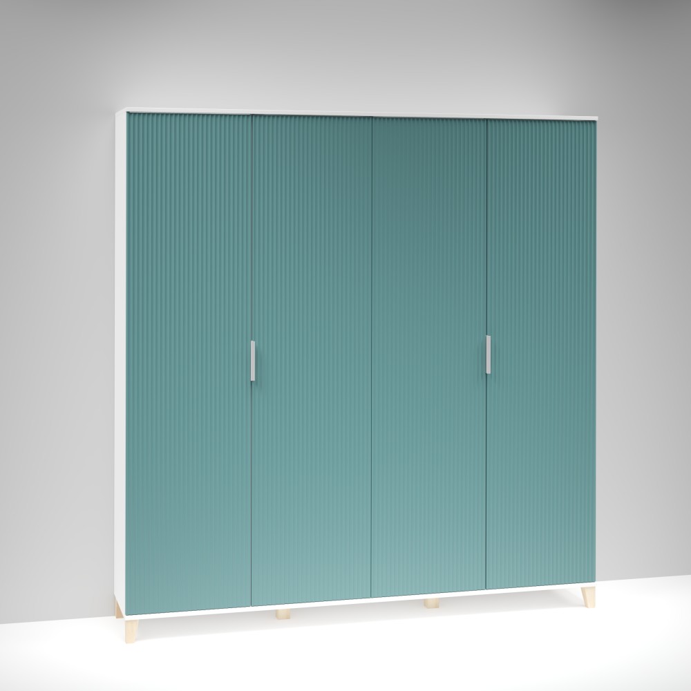 шкаф распашной Сальвадор-23 белый - аквамарин.jpg