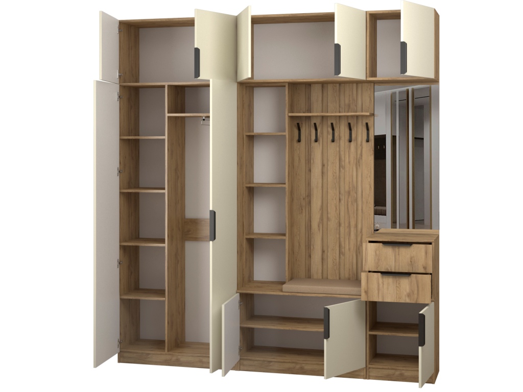 Прихожая Трим 9 МДФ_откр (дуб вотан-SF-023 Палома).jpg