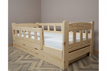 Детская деревянная кровать "Ассоль" с механизмом подъема