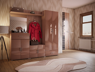 Модульная прихожая "Глянец-1"