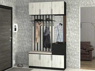 Модульная прихожая "Трим-3" ЛДСП