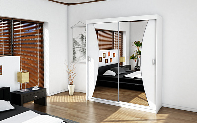 Шкаф купе 2-х дверный "Миррор 5.2"