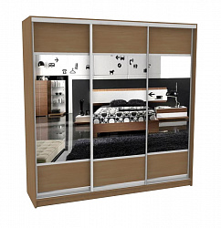 Шкаф-купе 3-х дверный "Лагуна-37"