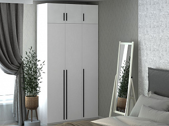 Шкаф 3-х дверный распашной "Лаура-3 + А"