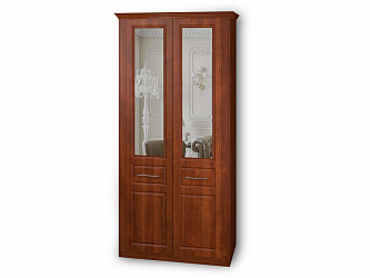 Шкаф 2-х дверный "Венеция-1" глухие фасады + зеркало