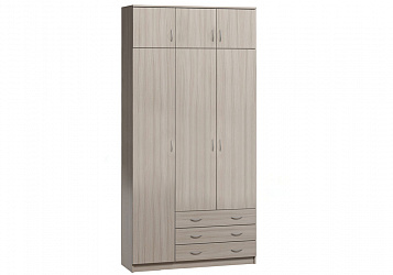 Шкаф распашной 3-х дверный "Зодиак 3.3А" с антресолью