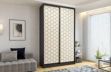 Шкаф купе 2-х дверный "Сканди-9" фотопечать