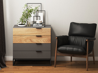 Комод "Лофт Вуд-3" (Loft Wood) 